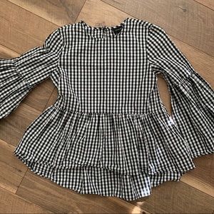 gingham top/blouse